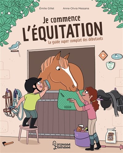 Couverture_Je commence l'équitation : le guide super complet des débutants