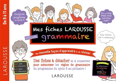 Front cover_Fiches larousse special grammaire -mes