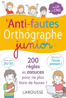 Front cover_L' anti-fautes d'orthographe junior