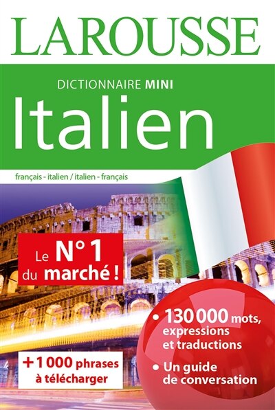 Couverture_Mini-dictionnaire français-italien, italien-français = Mini-dizionario francese-italiano, italiano-francese