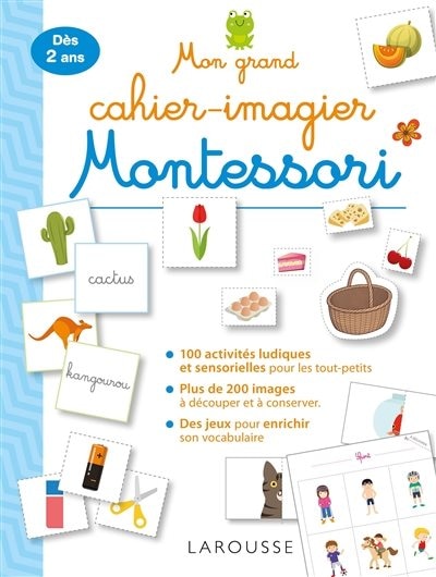 Front cover_Mon grand cahier Montessori des premiers mots