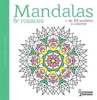 Couverture_Mandalas & rosaces : + de 60 modèles à colorier