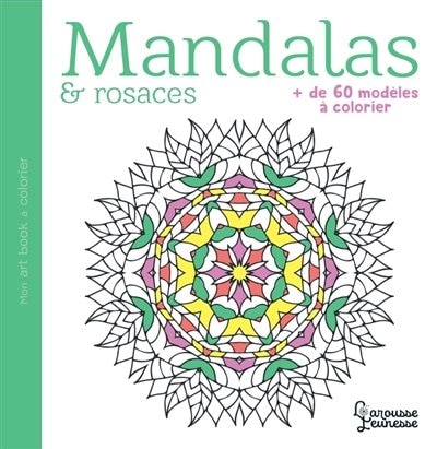Couverture_Mandalas & rosaces : + de 60 modèles à colorier