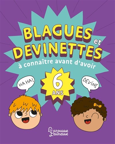 Front cover_Blagues et devinettes à connaître avant d'avoir 6 ans