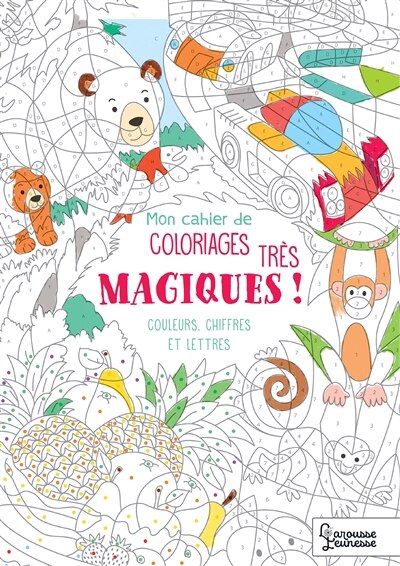 Front cover_Mon cahier de coloriages.. tres magiques!