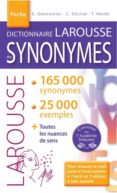 Couverture_Dictionnaire Larousse des synonymes