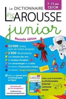 Couverture_Le dictionnaire Larousse junior, 7-11 ans, CE-CM