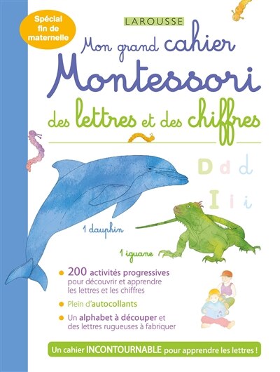 Couverture_Mon grand cahier Montessori des lettres et des chiffres