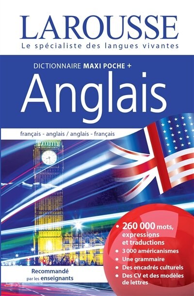 Couverture_Dictionnaire maxipoche + anglais : français-anglais, anglais-français