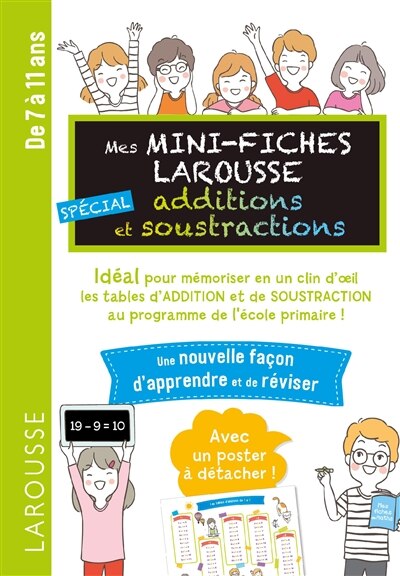 Couverture_Mes mini-fiches Larousse spécial additions et soustractions