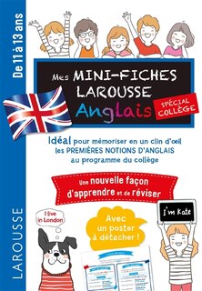 Couverture_Mes mini-fiches Larousse anglais sp&eacute;cial coll&egrave;ge