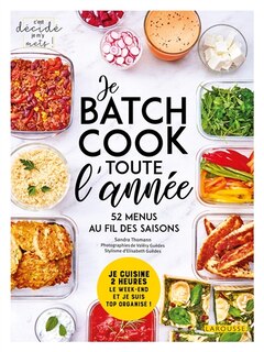 Front cover_Je batch cook toute l'année : 52 menus au fil des saisons