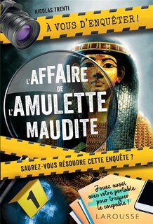 Front cover_Affaire De L'amulette Maudite -l'