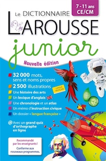 Couverture_Le dictionnaire Larousse junior, 7-11 ans, CE-CM