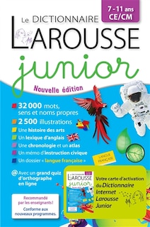 Front cover_Dict.larousse junior 7-11 ans ce/cm -ne