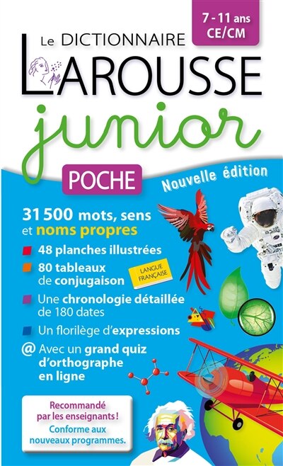 LAROUSSE JUNIOR 7-11 ANS POCHE