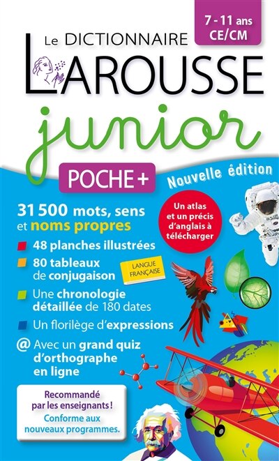 Front cover_LAROUSSE JUNIOR 7-11 ANS POCHE PLUS