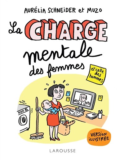 Front cover_La charge mentale des femmes : et celle des hommes : le guide illustré de traitement et de prévention