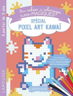 Front cover_Cahier coloriages.. pixel art kawai