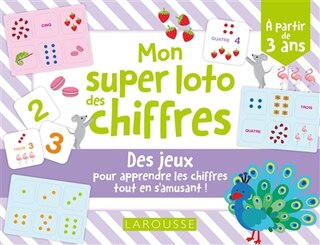 Front cover_Mon super loto des chiffres : des jeux pour apprendre les chiffres tout en s'amusant !