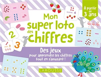 Front cover_Mon super loto des chiffres : des jeux pour apprendre les chiffres tout en s'amusant !