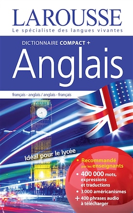 Dictionnaire compact + anglais: français-anglais, anglais-français