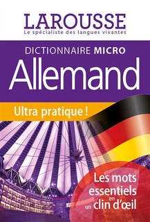 Couverture_Dictionnaire micro Larousse allemand : français-allemand, allemand-français