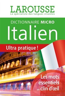 Front cover_Dictionnaire micro Larousse italien : francese-italiano, italiano-francese