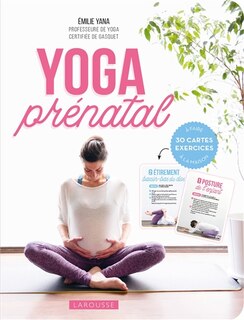 Couverture_Yoga prénatal : 30 cartes exercices à faire à la maison