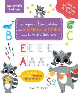 Front cover_Le super cahier-ardoise des grandes lettres pour la petite section