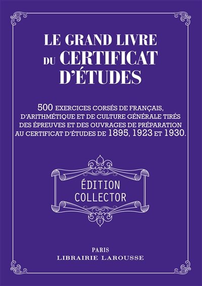 Front cover_Le grand livre du certificat d'études