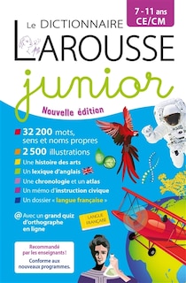 Couverture_Le dictionnaire Larousse junior, 7-11 ans, CE-CM