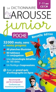 Front cover_Le dictionnaire Larousse junior poche, 7-11 ans, CE-CM