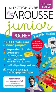 Couverture_LAROUSSE JUNIOR 7-11 ANS POCHE PLUS