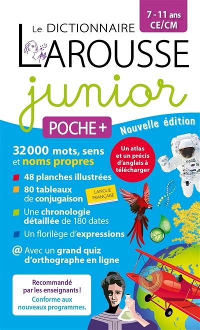 Couverture_LAROUSSE JUNIOR 7-11 ANS POCHE PLUS