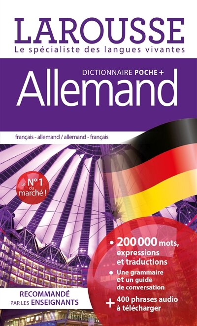 Front cover_Allemand : dictionnaire poche + : français-allemand, allemand-français
