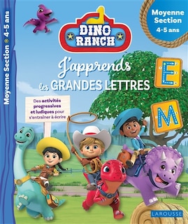 Couverture_Dino ranch, j'apprends les grandes lettres