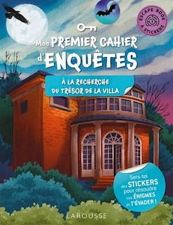 Front cover_A la recherche du trésor de la villa : mon premier cahier d'enquêtes