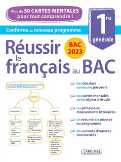 Couverture_Réussir le français au bac, 1re générale