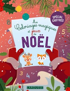 Front cover_Mes coloriages magiques et jeux de Noël : spécial chiffres