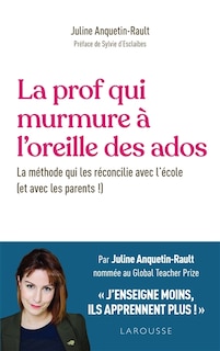 Couverture_La prof qui murmure à l'oreille des ados