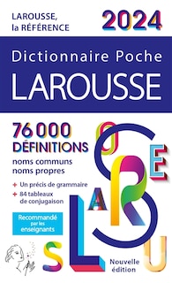 Front cover_L' Dictionnaire Larousse poche 2024