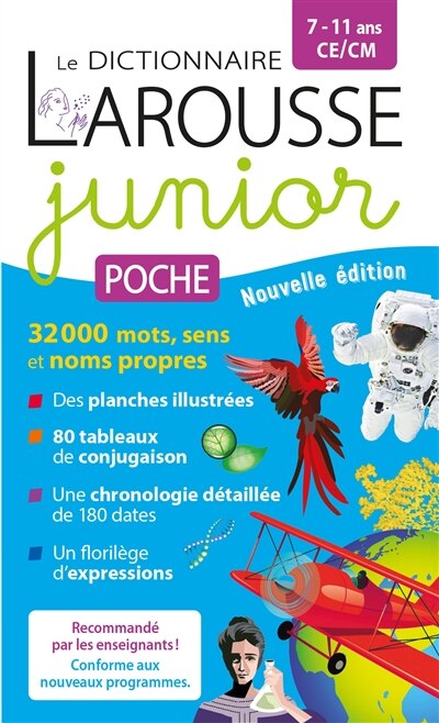 Couverture_L' Dictionnaire Larousse junior poche, 7-11 ans, CE-CM