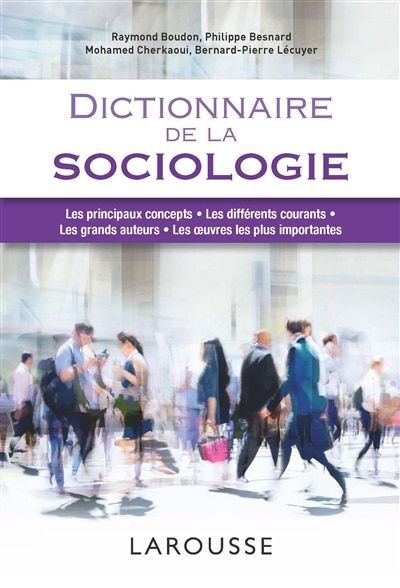 Front cover_Dictionnaire de la sociologie