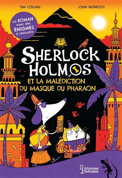 Front cover_Sherlock Holmos et la malédiction du masque du pharaon