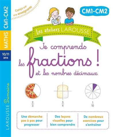 Couverture_Je comprends les fractions CM1, CM2