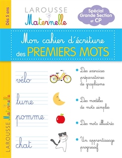 Couverture_Mon cahier d'écriture des premiers mots