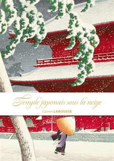 Front cover_Carnet Larousse : Temple japonais sous la neige