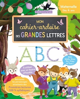Front cover_Mon cahier-ardoise des grandes lettres : maternelle, dès 4 ans