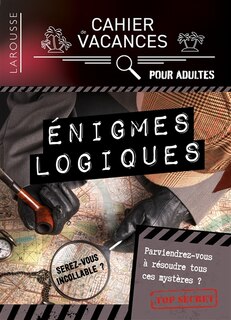 Front cover_Enigmes logiques, top secret